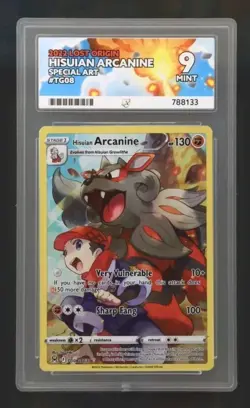 Pokemon Card TCG Hisuian Arcanine Lost Origin Trainer Gallery TG08/TG30 Ace 9 - Image 1