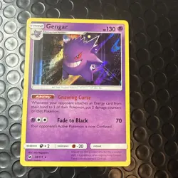 Pokemon Gengar Holo Rare TCG Card Crimson Invasion 38/111 NM - Image 1