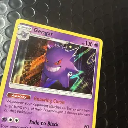 Pokemon Gengar Holo Rare TCG Card Crimson Invasion 38/111 NM - Image 4