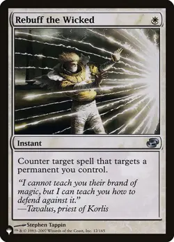 MTG REBUFF THE WICKED EXC - RESPINGERE I MALVAGI - TLI - MAGIC - Image 1