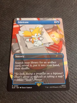 Fabricate Non Foil Rare MtG Sonic Secret Lair SLD Magic - Image 1