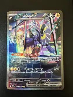 Miraidon ex 244/198 SV Scarlet & Violet Base Set Special Pokemon Card NM - Image 1