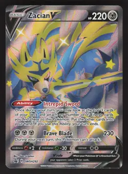 Zacian V SWSH292 Pokemon TCG Sword & Shield Promo NM - Image 1