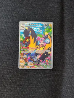 Pokemon TCG Iono's Kilowattrel Illustration Rare Full Art Holo 163/159 - Image 1