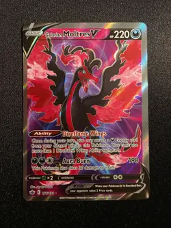 Galarian Moltres V 176/198 Chilling Reign Ultra Rare Holo Near Mint - Image 1