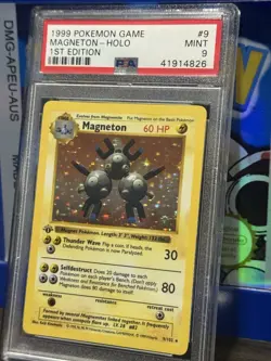 Magneton 1st Edition Holo PSA 9 1999 Pokemon Base Set Shadowless - Image 4