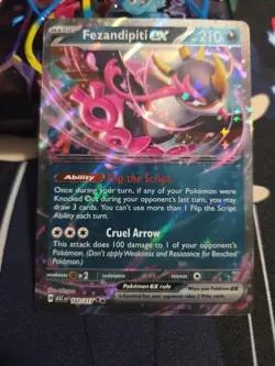 Pokemon Fezandipity ex 142/217 Ascending Heroes - Image 1