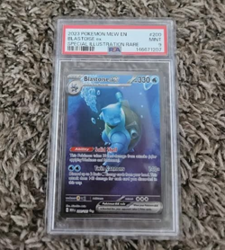 2023 Pokemon Mew En #200 Blastoise ex Special Illustration Rare PSA 9 MINT - Image 1