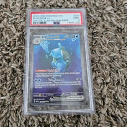 2023 Pokemon Mew En #200 Blastoise ex Special Illustration Rare PSA 9 MINT - Image 2