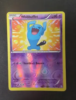 Wobbuffet 58/149 Pokemon TCG BW: Boundaries Crossed Reverse Holo MP - Image 1