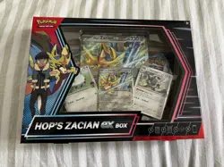 Pokemon TCG Hop's Zacian ex Box Sealed - Image 1