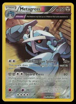 Metagross 50/98 Rare Ancient Origins Pokemon Lightly Played - Image 1