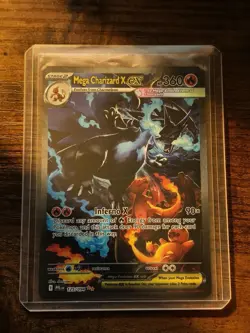 Mega Charizard X EX 125/094 Me02 Phantasmal Flames Holo 360 HP English Rare - Image 1