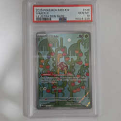 Pokemon TCG Shuckle Illustration Rare Holo Me01 Mega Evolution PSA 10 136/132 - Image 1
