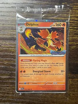 Delphox (Chaos Rising Stamped) 013/086 SWIRL Pokemon Sealed - Image 1