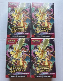 Lof of 4 Ascended Heroes Booster Bundles Straight From Pokemon Center - Image 1