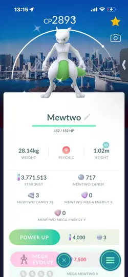 Pokemon Go Shiny Legendary Mewtwo ( Tokyo Background) - Image 1
