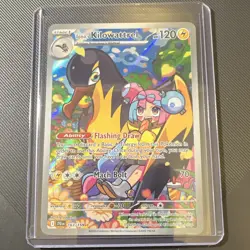 Pokemon TCG Iono's Kilowattrel 163/159 Journey Together Illustration Rare - Image 1