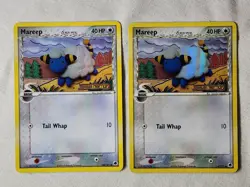 Played (LP) Mareep - Reverse Holo #54 Dragon Frontiers Pokemon TCG - Image 1