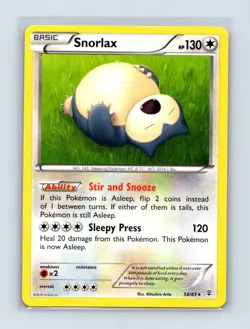 Snorlax 58/83 Rare Generations Pokemon Near Mint - Image 1