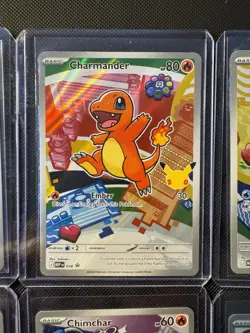Pokemon TCG First Partner Illustration Collection Kanto Series 1 Full Set of 9 - Image 3