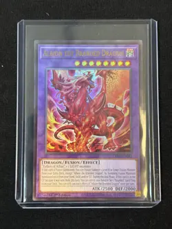 YU-GI-OH! CARD CH01-EN043 ALBION THE BRANDED DRAGON HOLO ULTRA RARE 1ST ED - Image 1