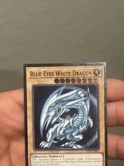 Blues Eyes White Dragon Op28 Ultimate Rare Heavy Stamp - Image 1