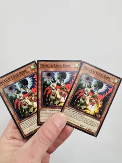 Yu-Gi-Oh! TCG X3 Droll & Lock Bird 1st Edition Common NM - Image 1