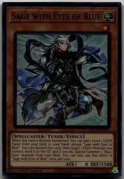 Sage with Eyes of Blue Ultra Rare Battles of Legend: Chapter 1 BLC1-EN014 LP - Image 1
