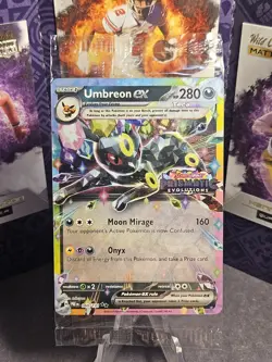 Umbreon Ex Stamped Pokemon Prismatic Evolutions Promo Surprise Box 60/131 Sealed - Image 1