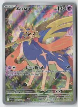 Zacian 100/094 Illustration Rare Phantasmal Flames Pokemon Near Mint - Image 1