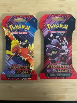 Pokemon Destined Rivals Sleeved Booster Pack X2 - Image 1
