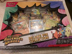 Pokemon Ascended Heroes First Partner Deluxe Pin Collection Sealed New - Image 1
