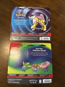 Pokemon TCG 2-Pack Blister Lot Raikou & Vileplume Sealed Promo Packs - Image 2