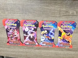 Pokemon TCG Scarlet & Violet Destined Rivals Sealed Booster Sleeve, set of 4,New - Image 3