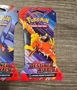Pokemon TCG Scarlet & Violet Destined Rivals Sealed Booster Sleeve, set of 4,New - Image 5