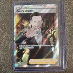 BOSS S ORDER TRAINER SUPPORTER POKEMON #189/192 FROM REBEL CLASH SET - Image 2