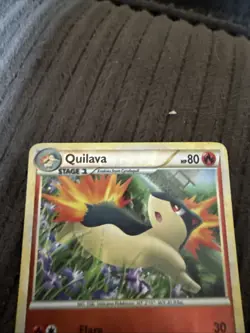 Pokemon| Quilava 49/123 | HeartGold & SoulSilver Uncommon Reverse Holo | LP/MP - Image 2
