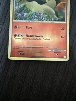 Pokemon| Quilava 49/123 | HeartGold & SoulSilver Uncommon Reverse Holo | LP/MP - Image 4