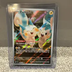 Pachirisu 208/198 Illustration Rare Scarlet & Violet Pokemon NM - Image 2