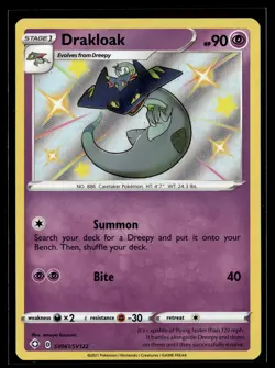 Pokemon TCG Shining Fates: Shiny Vault #SV061/SV122 Drakloak - Image 1