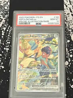 PSA 10 Hop's Zacian ex SIR #186/159 Pokemon Journey Together Special Illustratio - Image 1