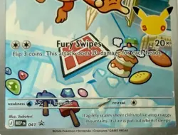 Pokemon TCG Chimchar MEP041 First Partners 30th Anniversary Promo Holo Near Mint - Image 3