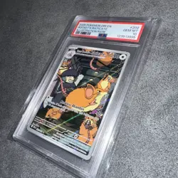 2025 POKEMON DRI EN-DESTINED RIVALS #202 TEAM ROCKET'S RATICATE PSA 10 - Image 1
