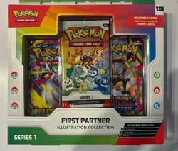 Pokemon First Partner Illustration Collection Series 1 New And Sealed - Image 1