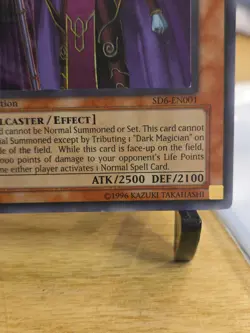 Yugioh! Dark Eradicator Warlock SD6-EN001 Ultra 1st Edition - Image 2