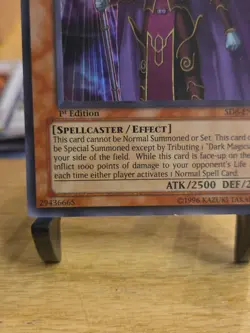Yugioh! Dark Eradicator Warlock SD6-EN001 Ultra 1st Edition - Image 3
