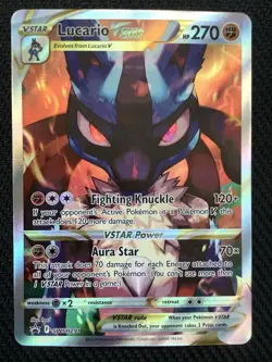 Pokemon TCG Lucario VSTAR SWSH291 SWSH: Sword & Shield Black Star Promo - Image 1