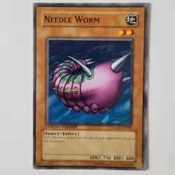 Needle Worm - GLD1-EN006 - NM - Common - Limited - Yugioh - Image 1