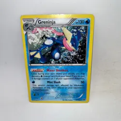 Greninja 41/146 Holo Rare XY Pokemon Holo Damaged - Image 1